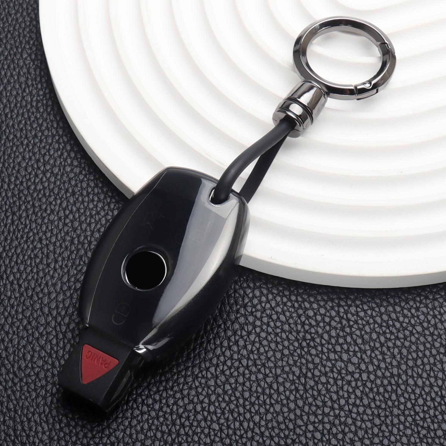 

Transparent Tpu Car Key Case Cover Accessories For Mercedes Benz A B C S V Ml Class Amg Cla Gla Glc Gle Gls W204 W212 W220 W205