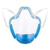 Protective Mask Transparent Mouth Cover Adult Durable Mask Face Shield Combine Plastic Reusable Anti-Fog Haze Dustproof Mask