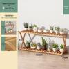 2-Tier Bamboo Plant Display Stand