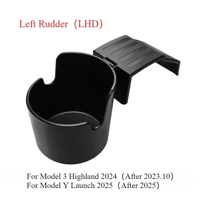 

Dashboard Cup Holder for Tesla Model 3 Highland Model Y Launch 2025 Instrument Panel Organizer Phone Holder Storage Accessories