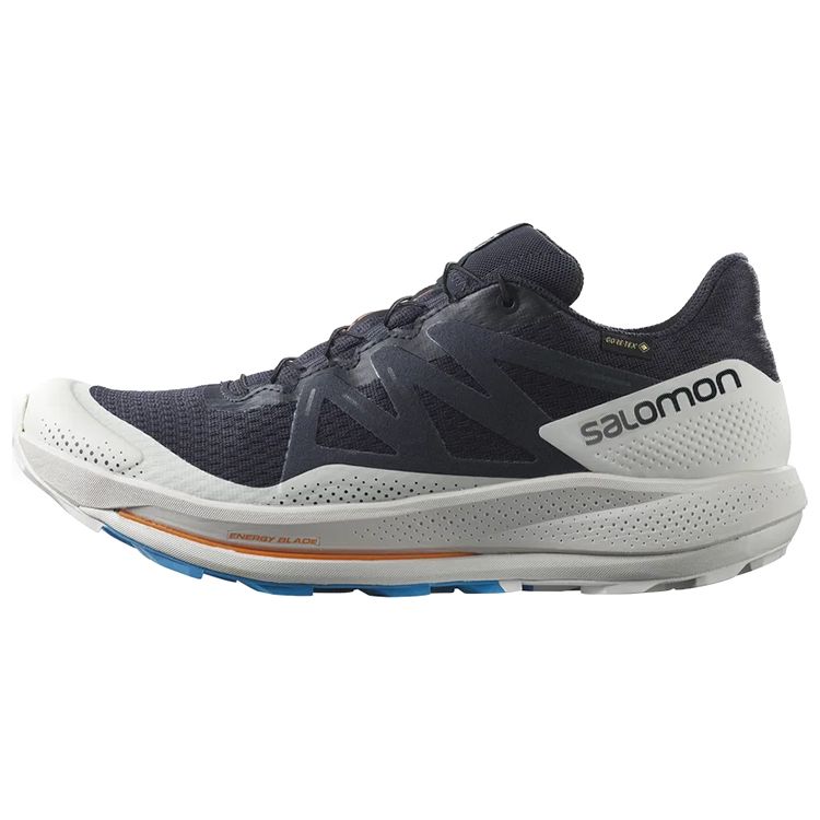 Salomon Pulsar Trail Gore-Tex Comfortable Versatile Slip-Resistant Durable Breathable Low-Top Outdoor Functional Shoes Men Shoes Black Gray 417499