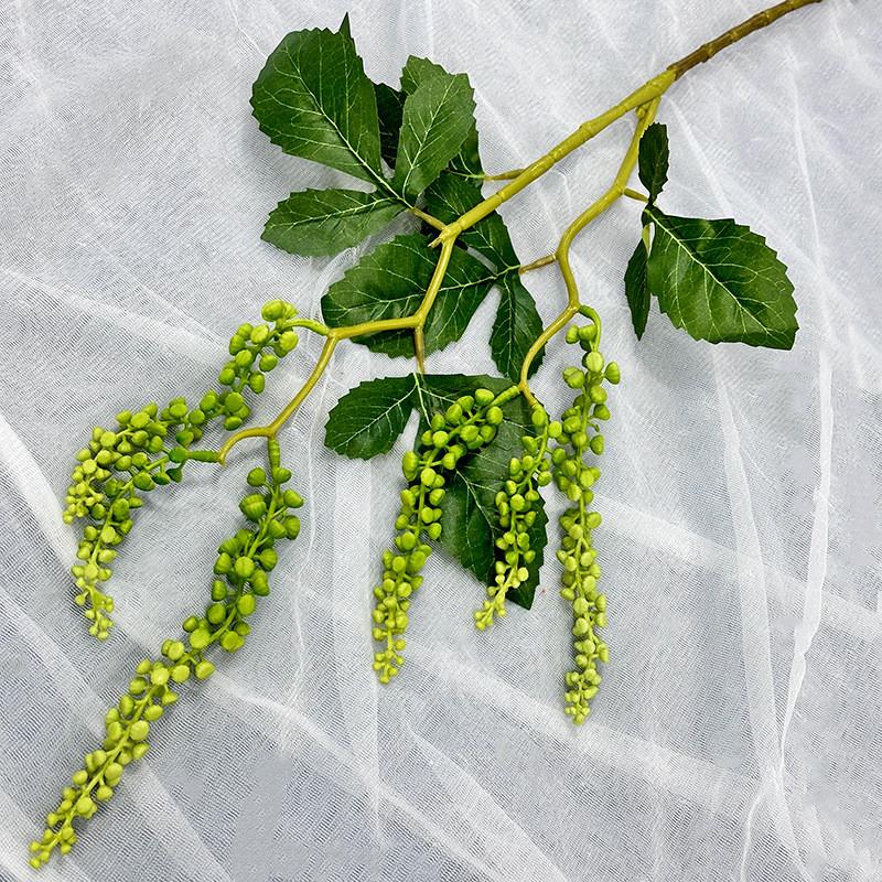 Soft Silicone Artificial Greenery Wall Hanging Decorative For Party Celebrations And Home Decor