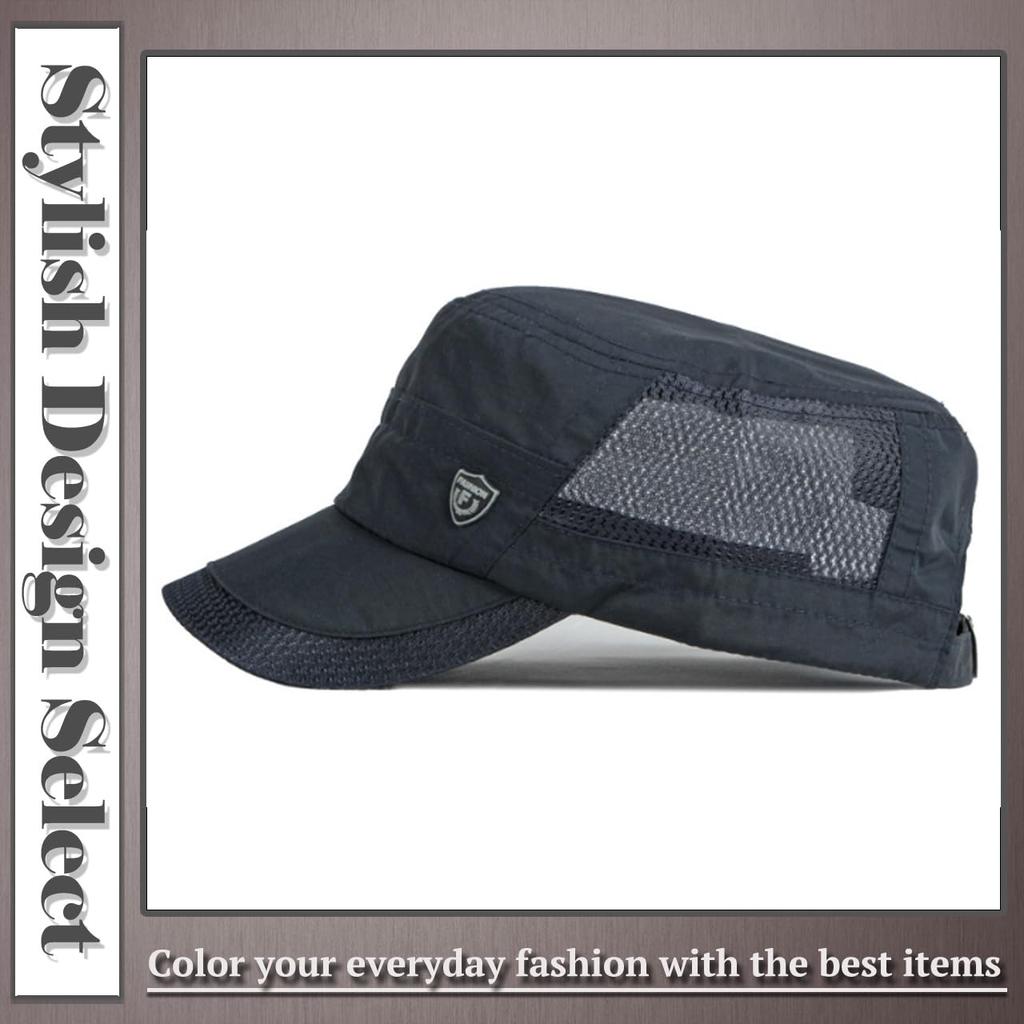 Eine Einschränkung CP407 Militärisches Netzgewebe Arbeit Stilvolles und einfaches Design für Männer und Frauen (Hellgrau) Kappe,