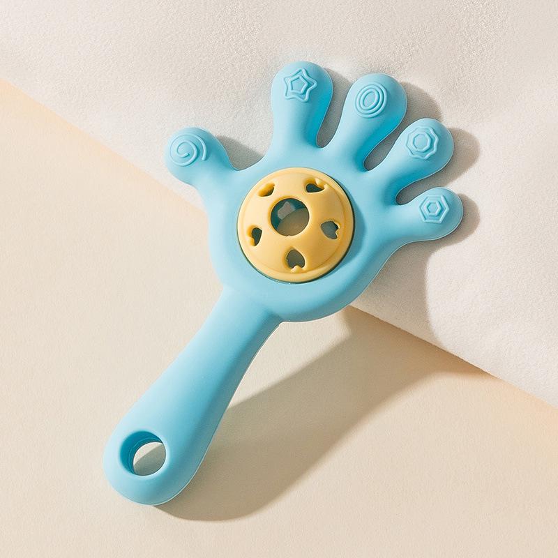 Teething Stick & Rattle Toy for Babies - Anti-Hand Sucking, Boilable, Soothing Biting Toy