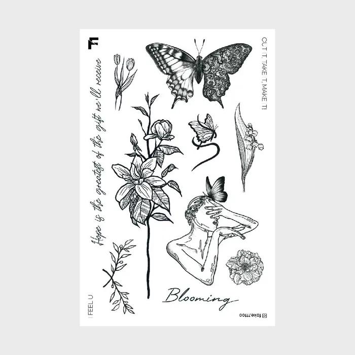 

Цветущая тату-наклейка