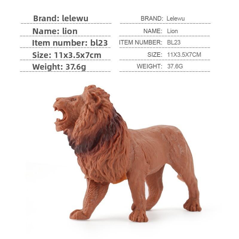 Набір моделей диких тварин: слони, тигри. З реалістичними фігурками тварин з зоопарку. Для дітей. Навчальна гра та навчання.