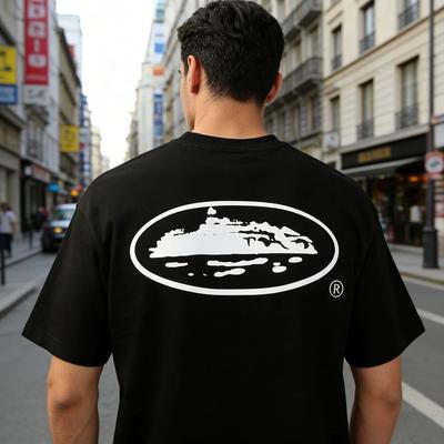 2026 Summer New Small Boat Printed Short Sleeve Tshirt Loose Round Neck Breathable Half Sleeve Casual Fashion Brand
