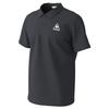 Collared Short Sleeve Training Size S Size Men's Shirt, Black, (Japan S)