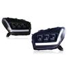 LED Three-Eye Projector Headlights with DRL & Sequential Signals for 01-02 Toyota RAV4