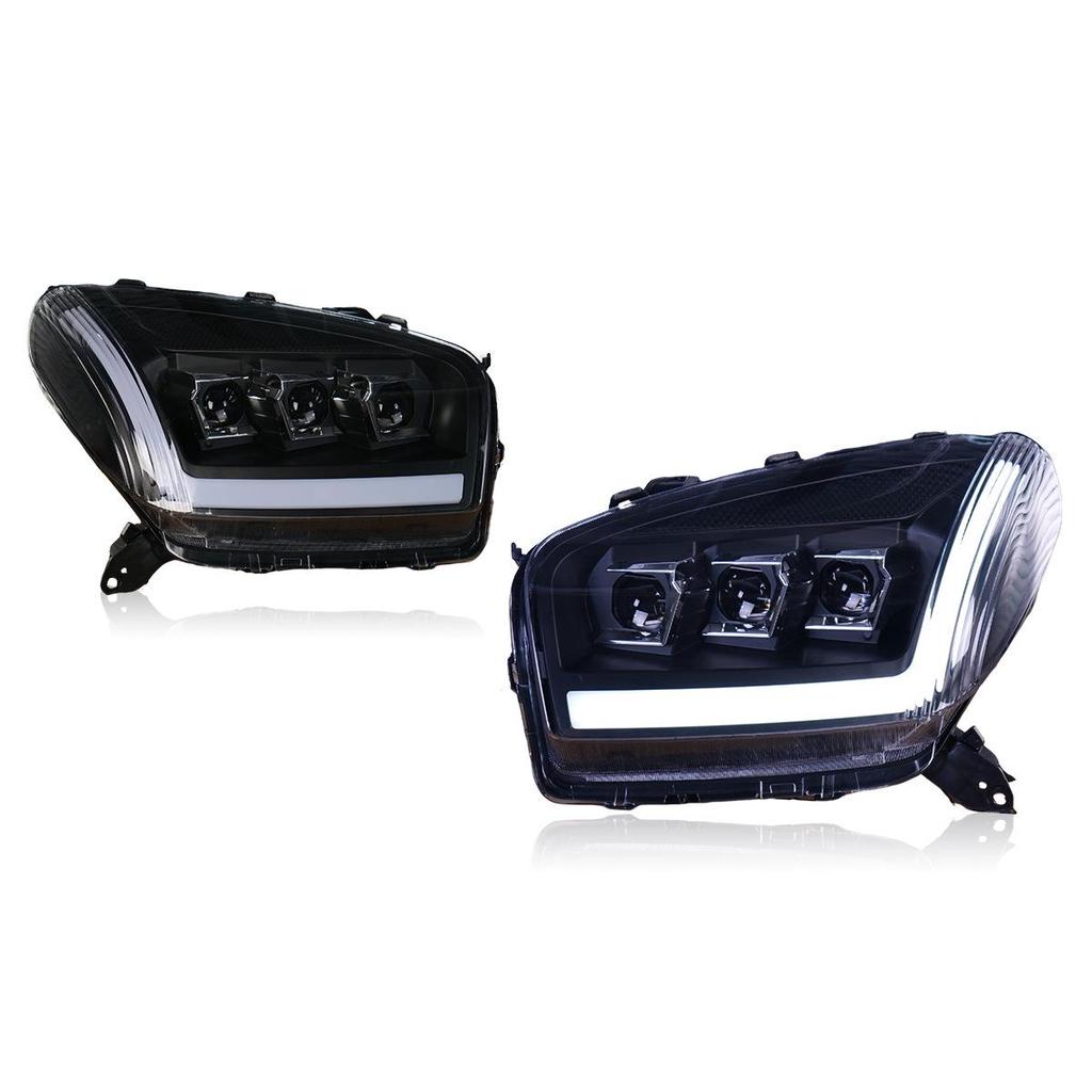 LED Three-Eye Projector Headlights with DRL & Sequential Signals for 01-02 Toyota RAV4
