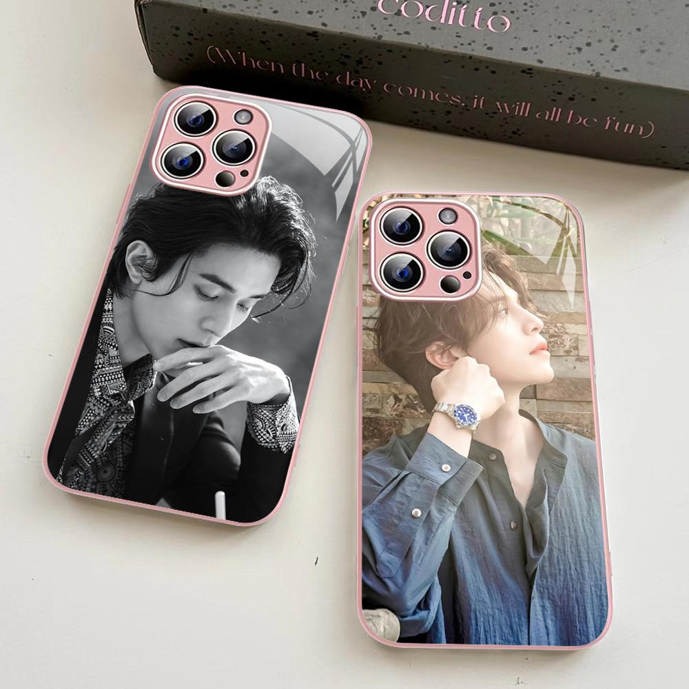 Actor Lee Dong Wook Phone Case For iPhone 14 13 12 Mini 11 Pro XS Max X XR 14 Plus Tempered Glass Cover