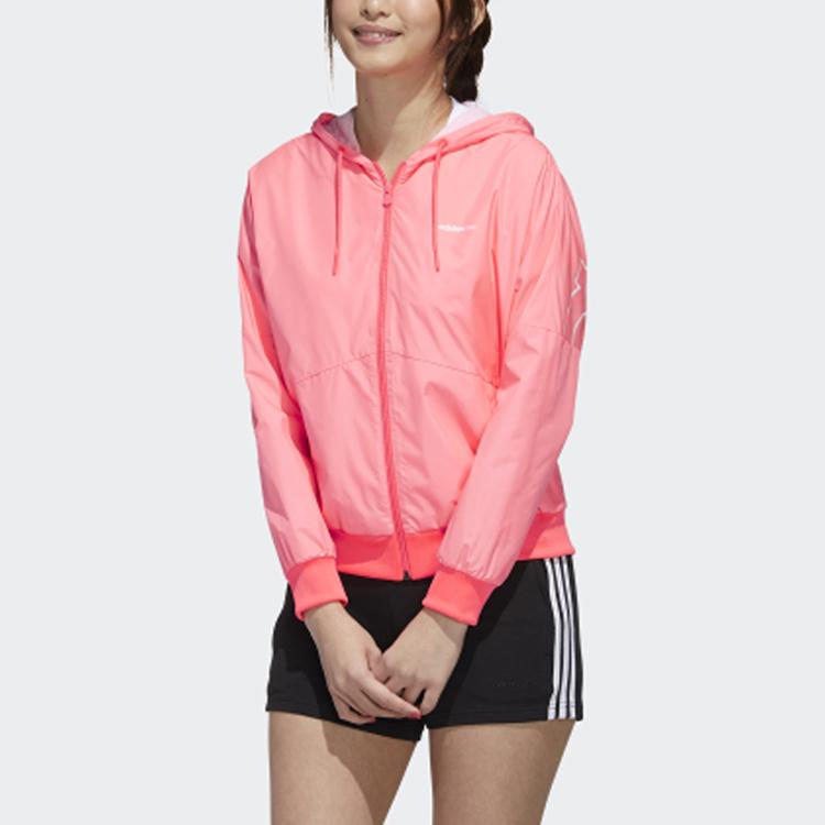 Adidas Neo Favorites Windbreaker Women Jackets Bright-Pink GJ5336