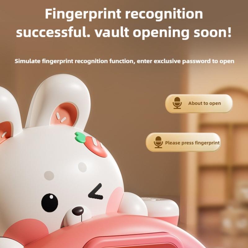 Electronic Piggy Bank Children Automatic Safe Coins Cash Saving Money Box Password Counter Code Key Lock Coin Bank Atm Kids Gift