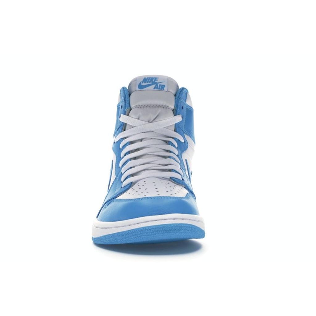 Air Jordan 1 Retro High OG UNC Men Sneakers White Dark-Powder-Blue 555088-117