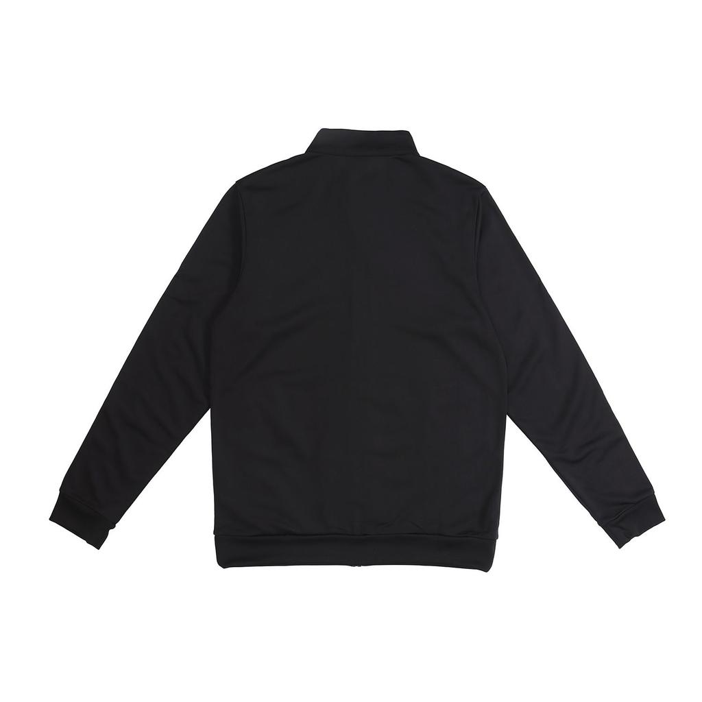 Adidas Essentials 3-Stripes Tricot Regular Fit Full Zip Track Jacket Men Black White DQ3070
