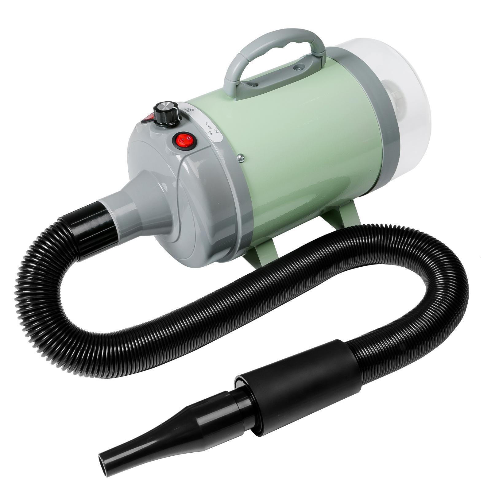 

Фен для домашних животных с регулируемой скоростью и насадкой: Фен для красоты собак и сушилка с вытягиванием 36cm x 16cm x 17.5cm, Net weight: 3.8kg