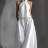 DM033 Cross-border Amazon Foreign Trade 2026 Summer New European and American Women's Clothing Loose Sleeveless Top + Wide-leg Pants