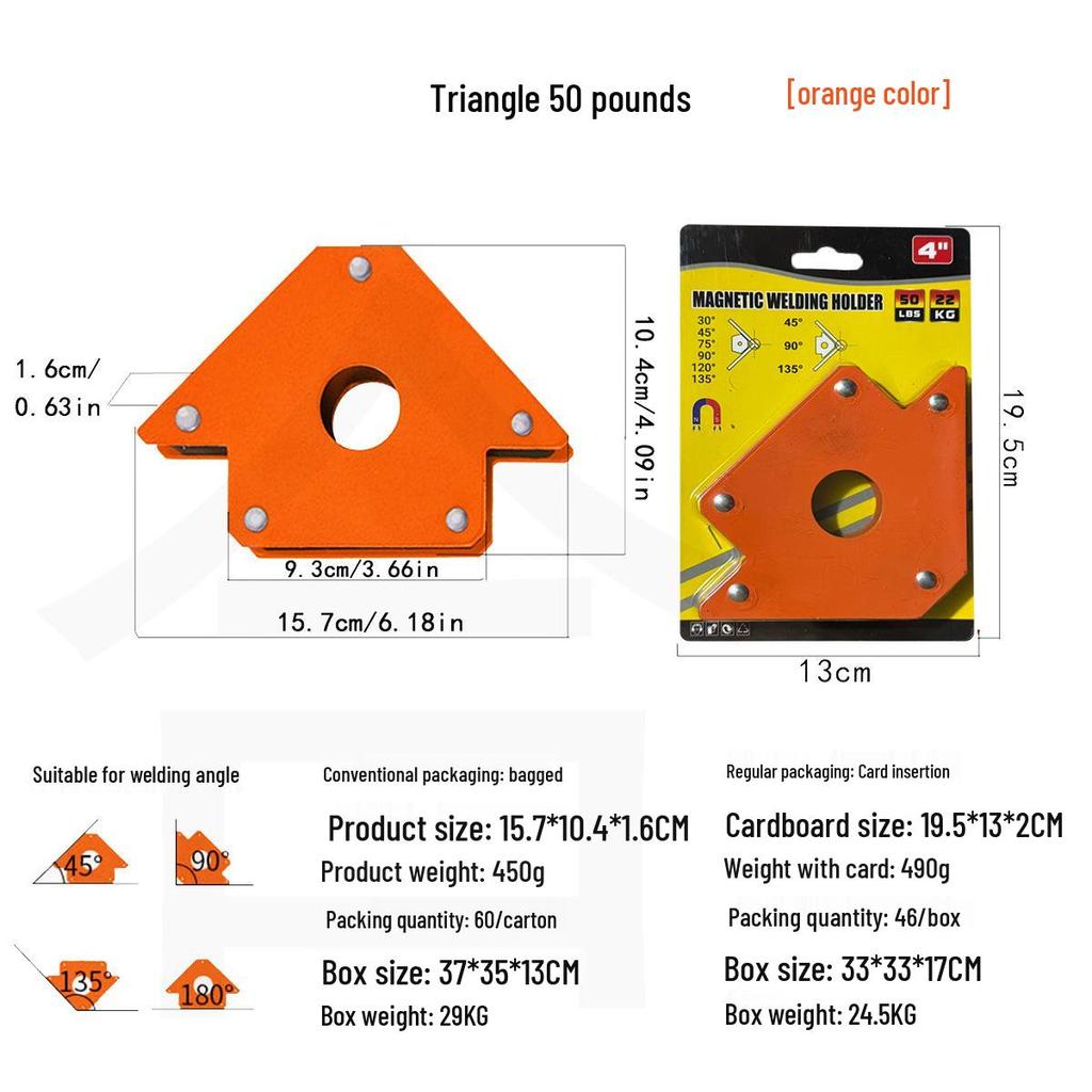 6-Piece Magnetic Welding Positioner Set