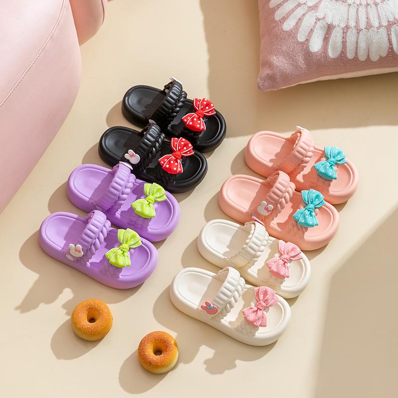 2024 Eva Princess Fashion Sandale antiderapante pentru fete - Papuci de plajă casual, moi, cu talpă groasă