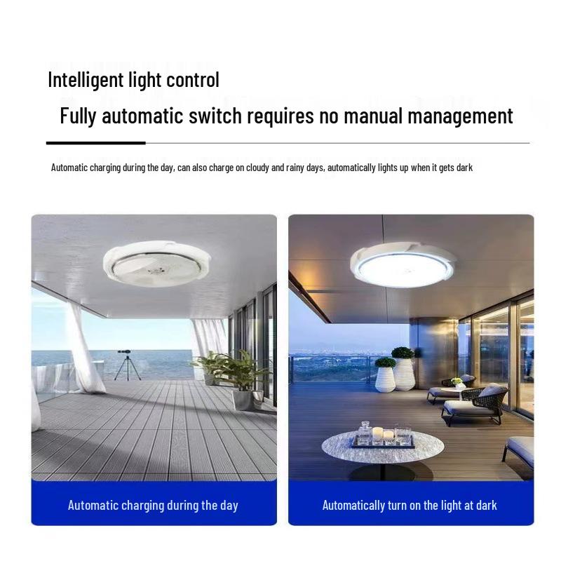 Cross-Border Solar LED Ceiling & Street Light for Indoor & Courtyard