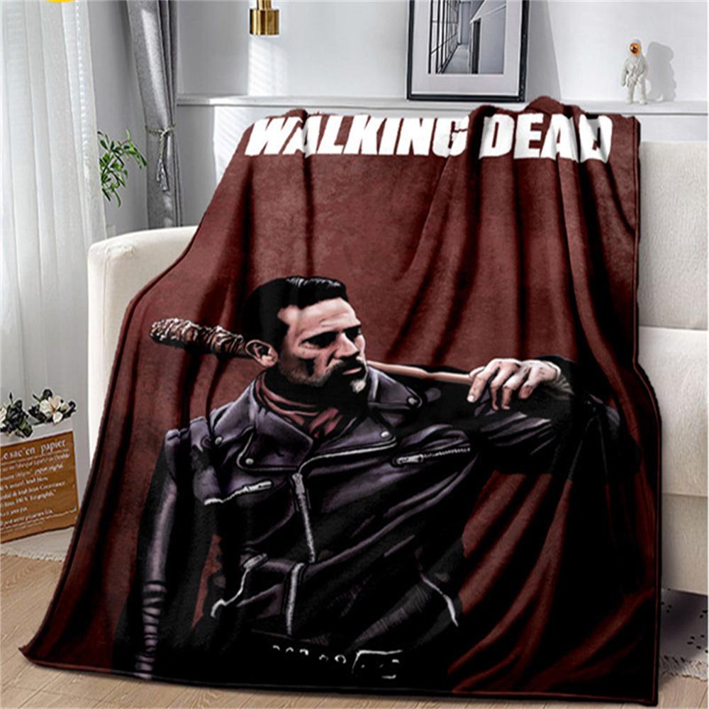 The Walking Dead Horror Soft Plush Blanket,Flannel Blanket Throw Blanket for Living Room Bedroom Bed Sofa Picnic Cover Bettdecke