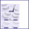 Novice Grafting False Eyelashes Natural Simulation 3 Pairs Of Cross-Curled Transparent Plain Super Soft Short