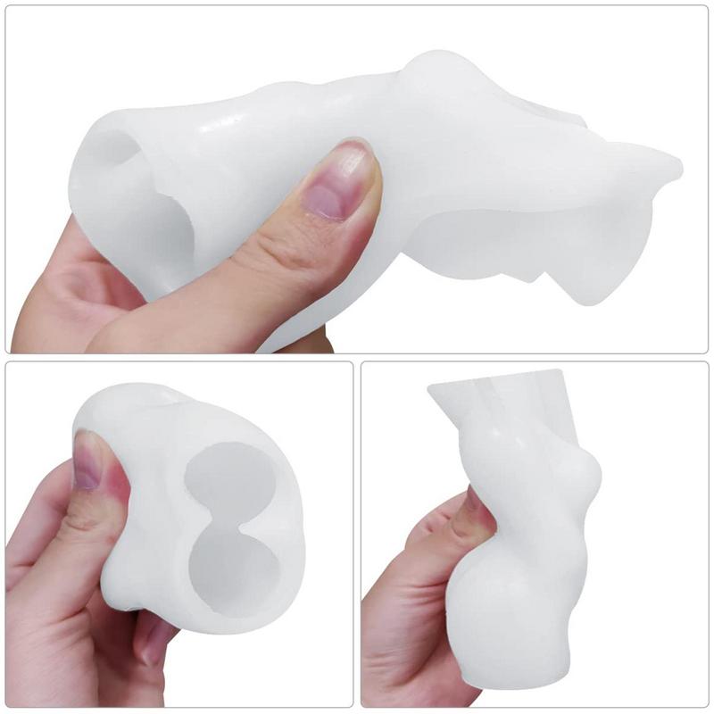 European Human Body Statue Candle Silicone Mold 3D Male Body Shy Woman Soap Aroma Wax Mold Candle Mold Home Crafts Decoration