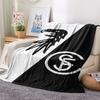 1pc SC Freiburg Print Flannel Blanket, High Quality Comfortable for All Seasons, Home Decor, Warmth and Comfort, Perfect for Christmas Gifts80