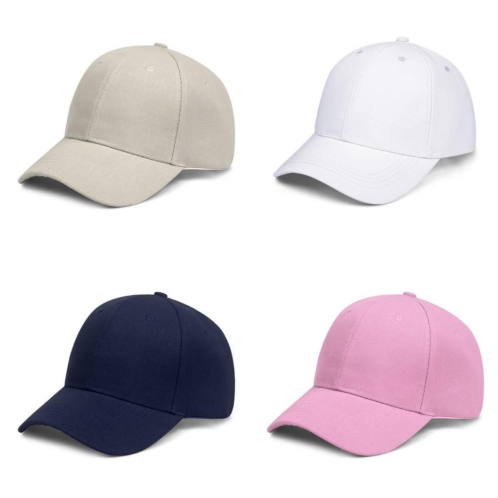 Color Baseball Solid Cap Breathable Headwear Peaked Caps Sunscreen Hat Gift