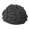 Cappello a Forma di Cervello Horror Lavorato a Maglia a Mano BomHCS - Accessorio per Costume di Halloween