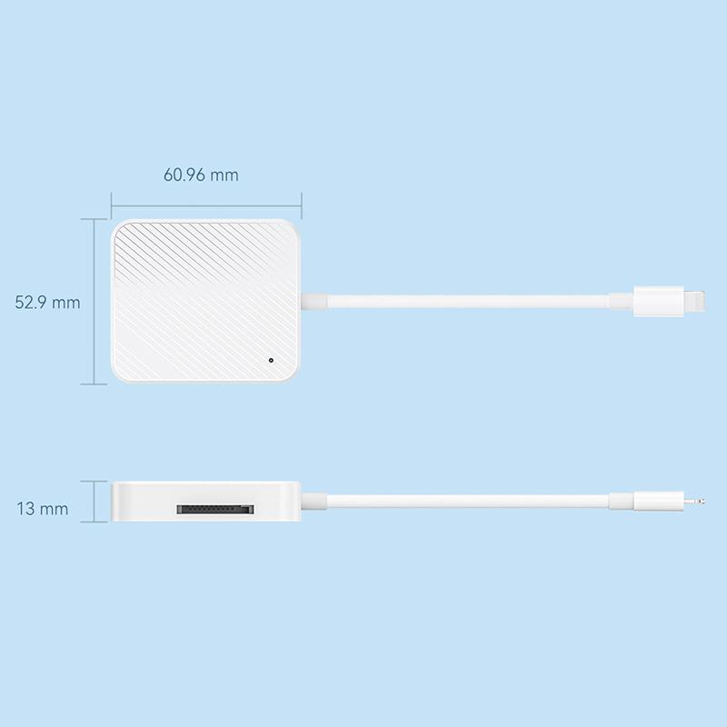 4In1 Multi-Function Phone Type-C Memory Card Reader For Sm Xd Sd M2 Laptop Computer Pc Card Adapter For Lightning Usb-C