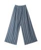 VIKINI VENDER Ethnic Slit Long Pants - Navy
