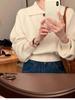 Korean-Style Women's Polo Collar Sweater - Summer Soft Knitwear