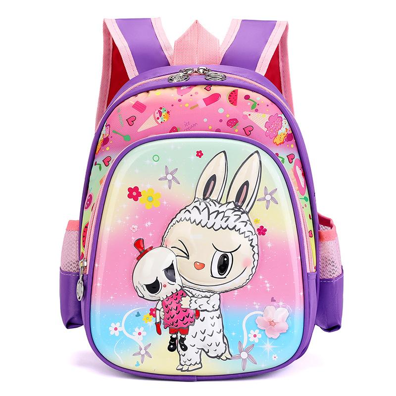 12-inch Schoolbag Boy Backpack 3D Three-dimensional Hard Shell Pull Cloth Cartoon Cute Girl Student Bag CLE