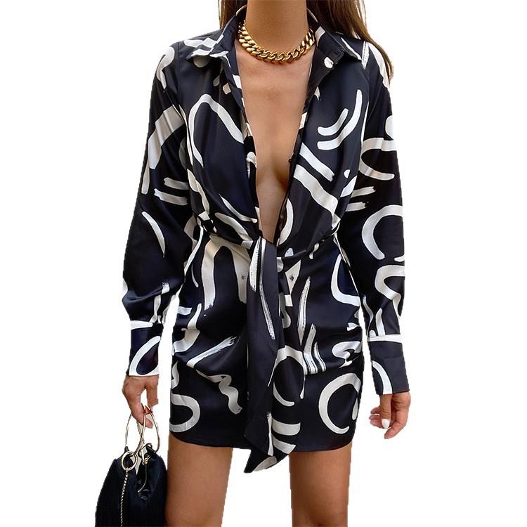 European and American women's clothing 2026 spring and summer new shirt women's niche long-sleeved comfortable dress temperament commuting