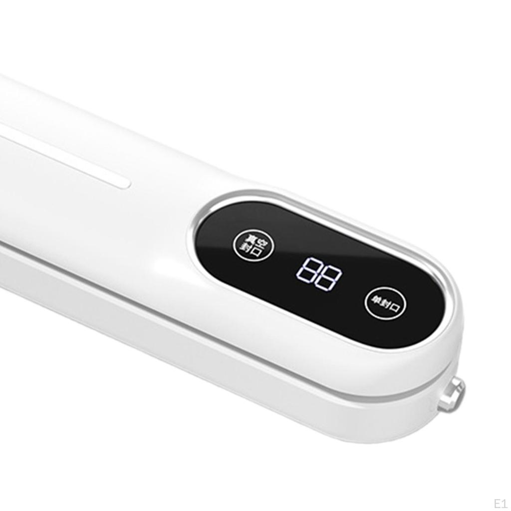 Vacuum Sealer Machine Multi Purpose Saver UK Adapter for Home Kitchen Fruits white
