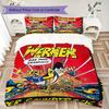 Werner Comic Pattern Bedding uilt Set uilt Cover Pillowcase Home Decoration Birthday Gift (1 * duvet cover + 2 * pillowcase without core)245