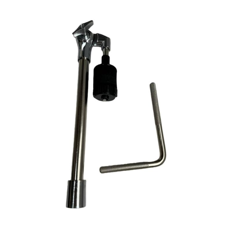 Cymbal Clip Drum Stand Clamp Cymbal Boom Arm with Clamp Holder Bracket Drum Cymbal Arm Cymbal Stand Extension Arm Mount 1