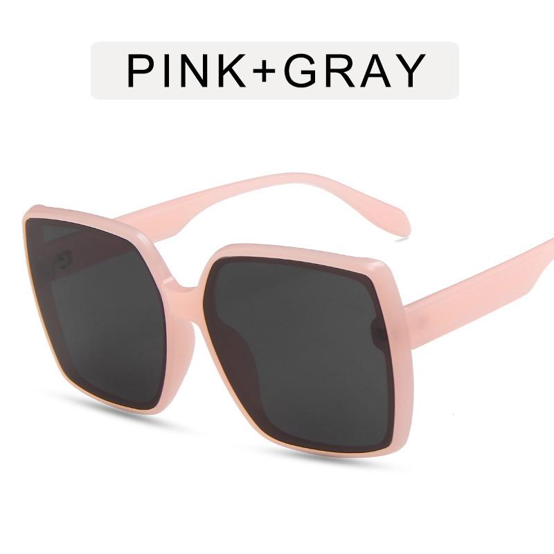 Korean Style Women Sunglasses Fashion Big Frame Square Shape Women's Glasses New Fashion Designer Sunglasses Woman