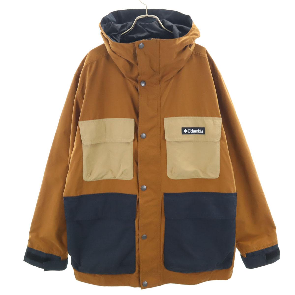 

Columbia PM0636 Beaver Creek Jacket XL Brown Hoodie Outdoor Men s Used