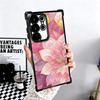 Beautiful Rose Gold Art Plating Phone Case For Samsung Galaxy S24 S25 FE S26 Edge S23 Ultra S22 S21 Plus S20 Anti-Fall Airabag C