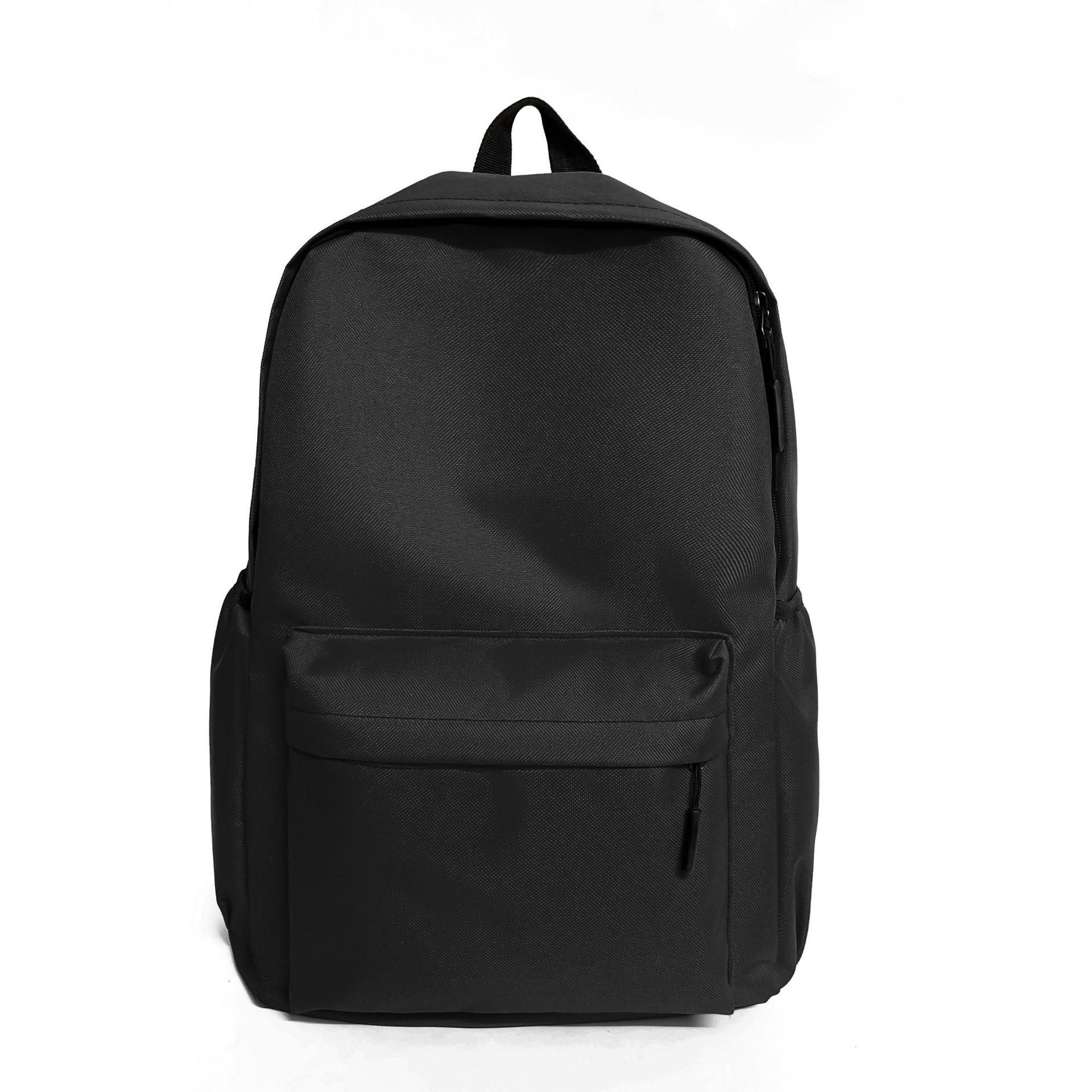 Floral Backpack Student Schoolbag One Size чёрный