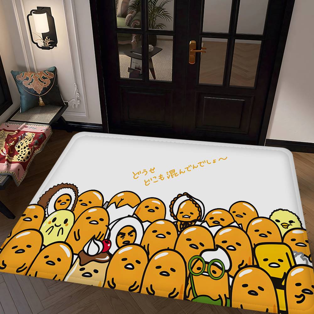 Cartoon G-gudetama Kitchen Mat Kids Room Bedroom Decoration Balcony Anti-Slip Doormat Living Room Alfombra