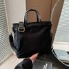Nylon Cloth Bag Women's Messenger Bag New Autumn and Winter Versatile Broadband Messenger Bag Texture Bucket Bag