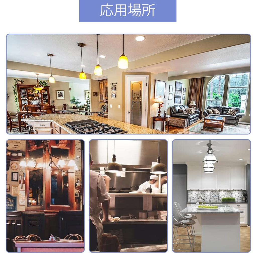 5W LED Bulb, 400lm, Equivalent to 50W Halogen Bulb, GU10 Base, Non-Dimmable, 90-Degree Wide-Angle LED Spotlight, Daylight White 6000K, 95Ra Color