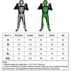 Funny Glow In The Dark Costume Skeleton Zombie Cosplay Jumpsuit for unisex Scary Halloween Carnival Party Bodysuit Cos
