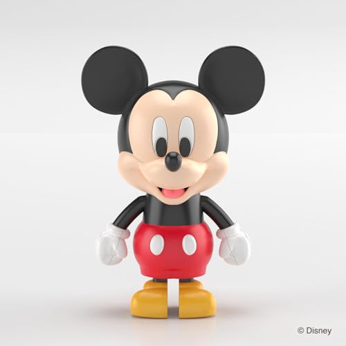 Aoshima Bunka Kyozaisha Rakupura Tokotoko No.DP-01 Disney Character Mickey Color-coded Plastic Model