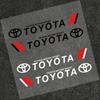 Car Exterior Annual Inspection Stickers Personalized Reflective Waterproof Decal For Corolla Rav4 Auris Camry Yaris CHR