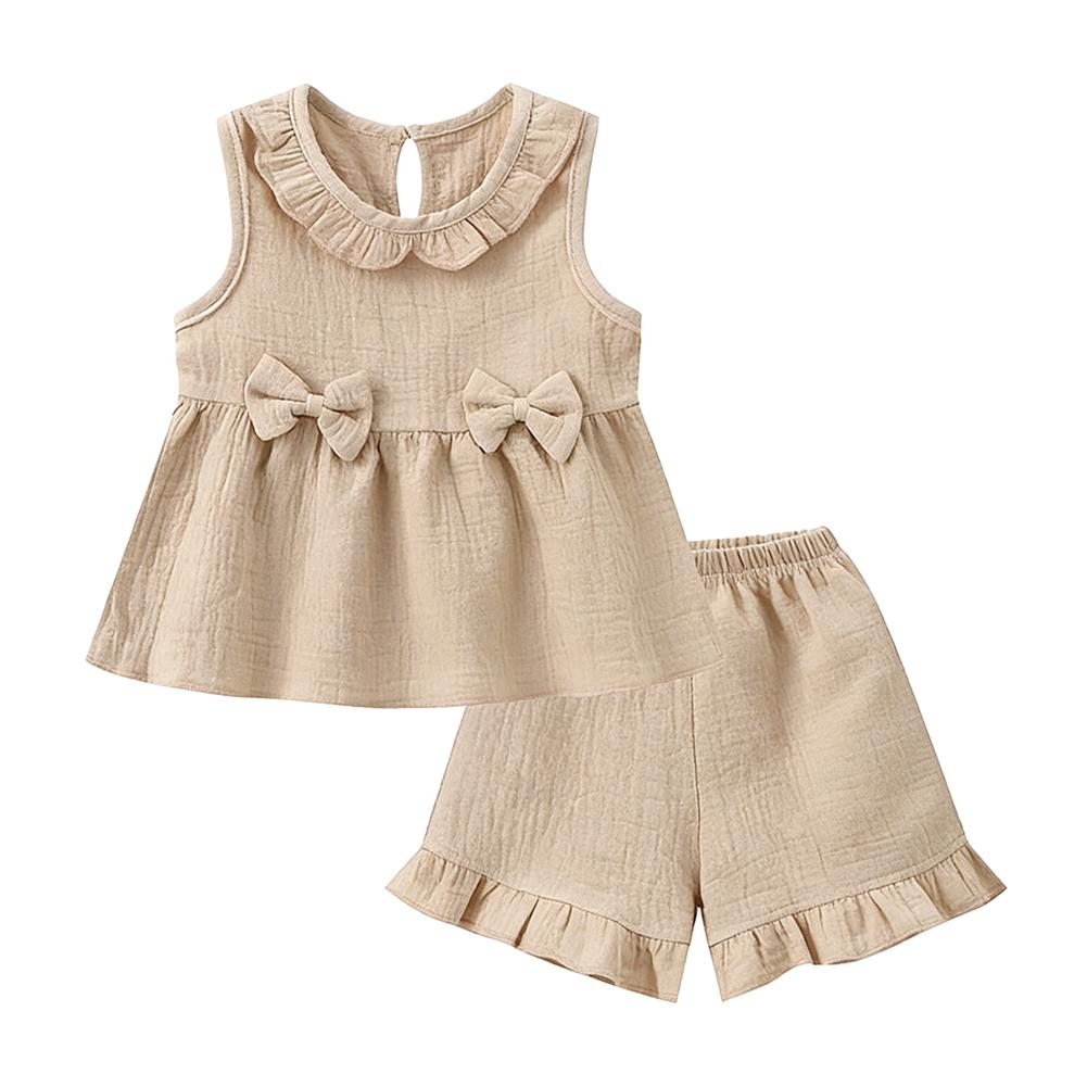 

2-7 Years Kids Girls Sleeveless Top and Shorts 90