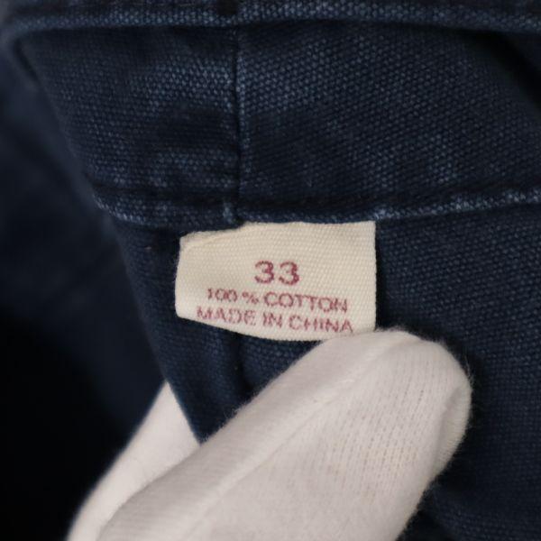 RRL Šortky w33 Námořnická modř systém RALPH LAUREN zapínání na knoflíky Pánské Použité